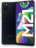 Samsung Galaxy M21 - Smartphone Dual SIM de 6.4' sAMOLED FHD+, Triple Cámara 48 MP, 4 GB RAM, 64 GB ROM Ampliables, Batería 6000 mAh, Android, Versión Española, Color Negro