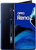 OPPO Reno 2 - Smartphone de 6.55' AMOLED, 4G Dual Sim, 8GB, 256GB, Qualcomm Snapdragon 730G, cámara trasera 48 MP + 8 MP (gran angular) + 13 MP + 2 MP, 4.000 mAh, Android 9, Negro (Luminous Black)
