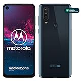 Motorola One Action - Smartphone Dual SIM (Triple cámara: 12 MP + 5 MP y video de 16 MP con ultra gran angular, 128 GB/4 GB, Pantalla 6,3” FHD+, Android 9.0) - Color Azul Denim [Versión Española]