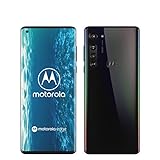 Motorola Edge - Smartphone 5G, pantalla curva o-notch 90 grados de 6.7' FHD+, procesador Qualcomm Snapdragon SM7250, cámara 64 MP, batería 4500 mAH, Dual SIM, 6/128 GB, Android 10 - Color Negro
