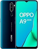 OPPO A9 2020 - Smartphone de 6.5' HD+, 4G Dual Sim, 8 Core, 128 GB, 4 GB RAM, 48 + 8 + 2 + 2 MP, 16 MP, Verde Marino