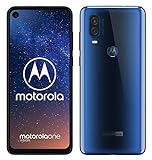 Motorola One Vision - Smartphone Android One (4 GB de RAM, 128 GB, cámara 48 MP Quad Pixel, Pantalla 6.3'' FHD+ CinemaVision, Ratio 21:9, Dual SIM), Color Azul Zafiro [Versión española]