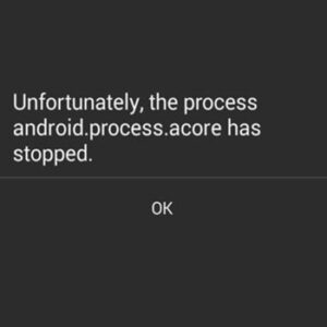 Cómo arreglar el error "android.process.acore se ha detenido" en Android