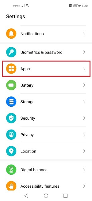 Reparar la configuración de las aplicaciones de notificaciones retrasadas Huawei